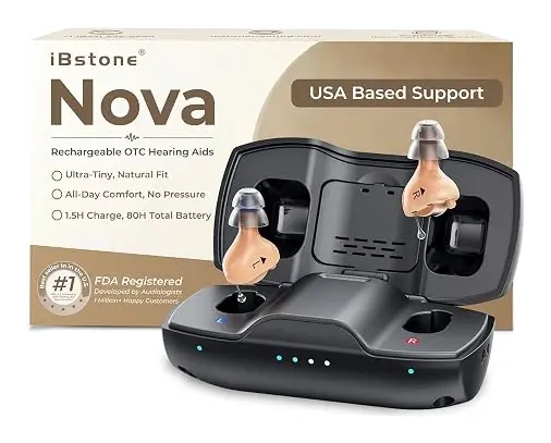 iBstone Nova 100-Hour hearing aids